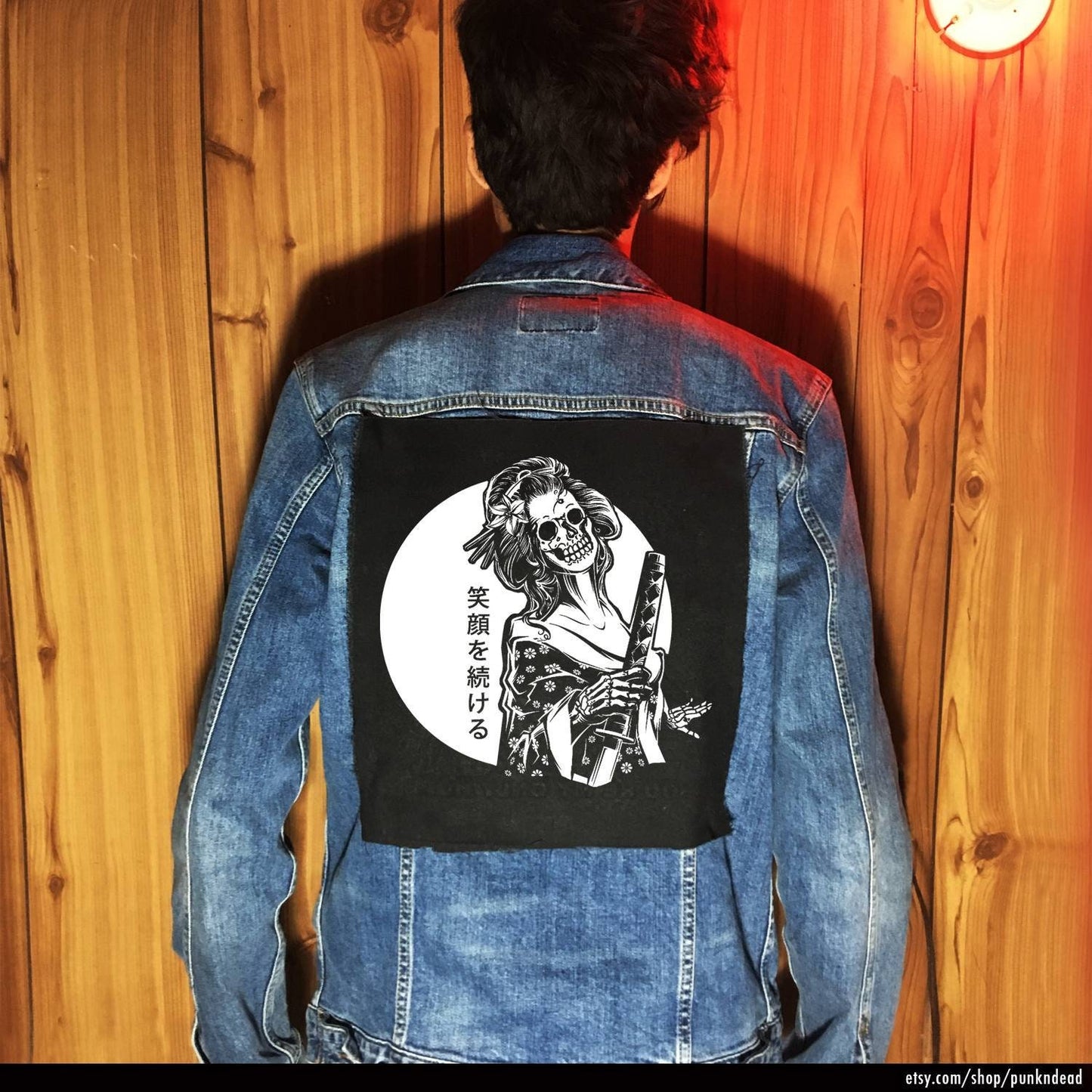 The Geisha patch Back Patches