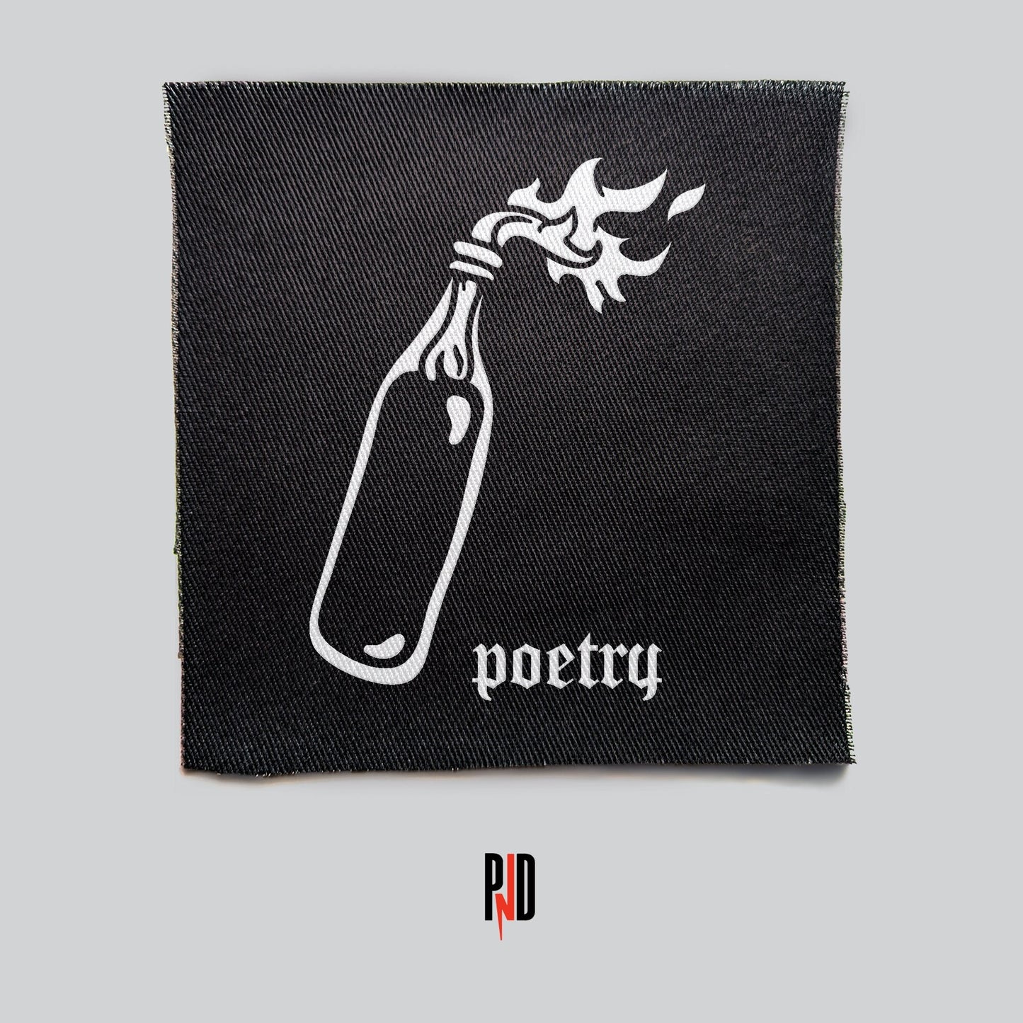 Poetry Molotov Patch