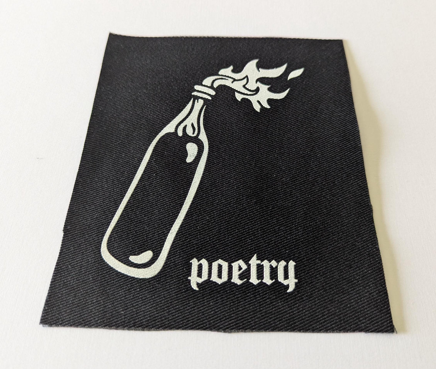 Poetry Molotov Patch
