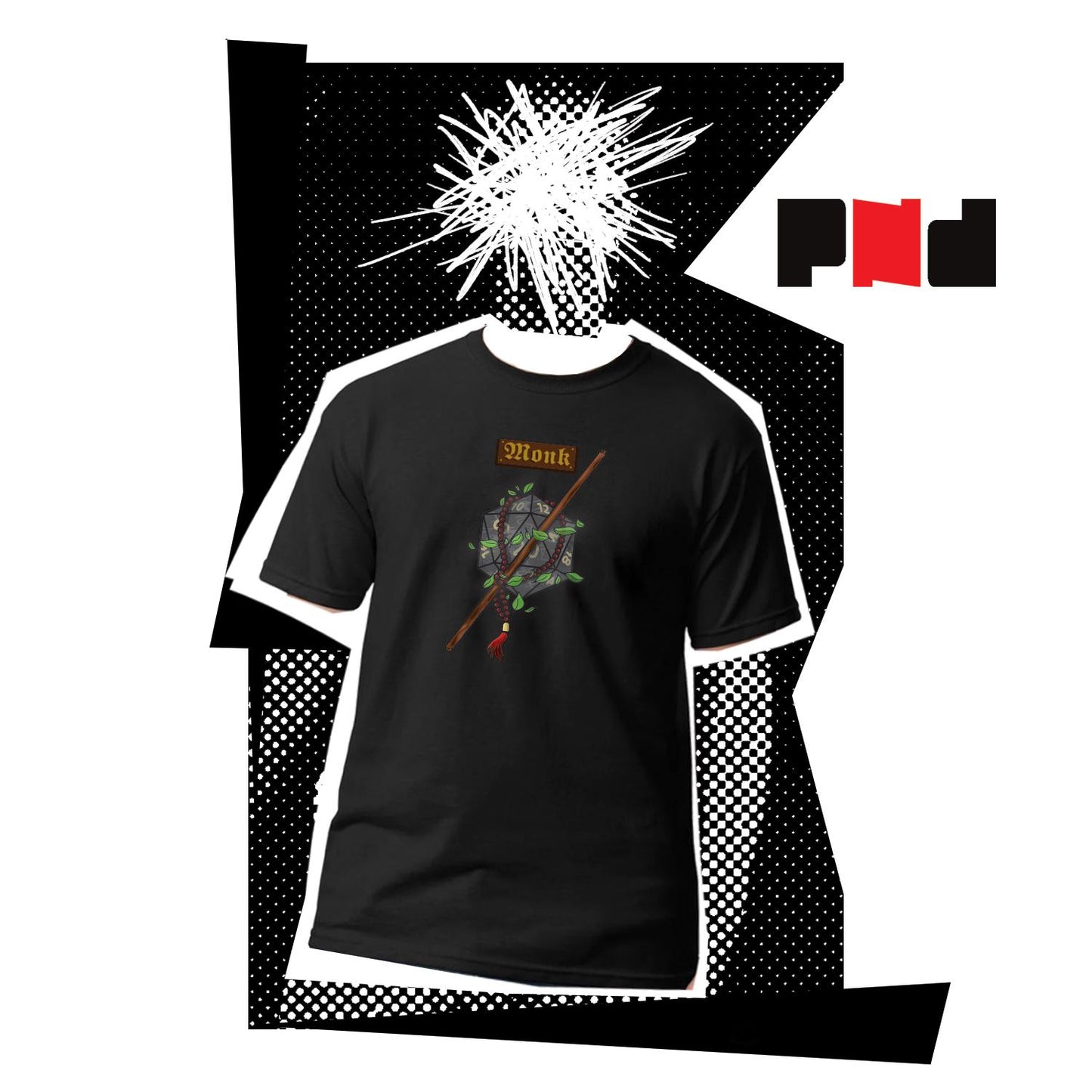 Monk class DnD T-Shirt