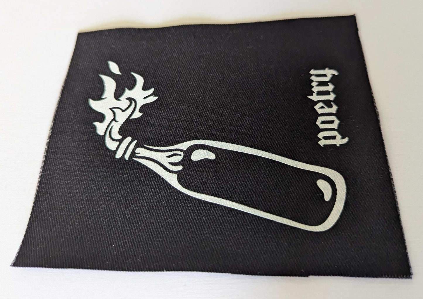 Poetry Molotov Patch