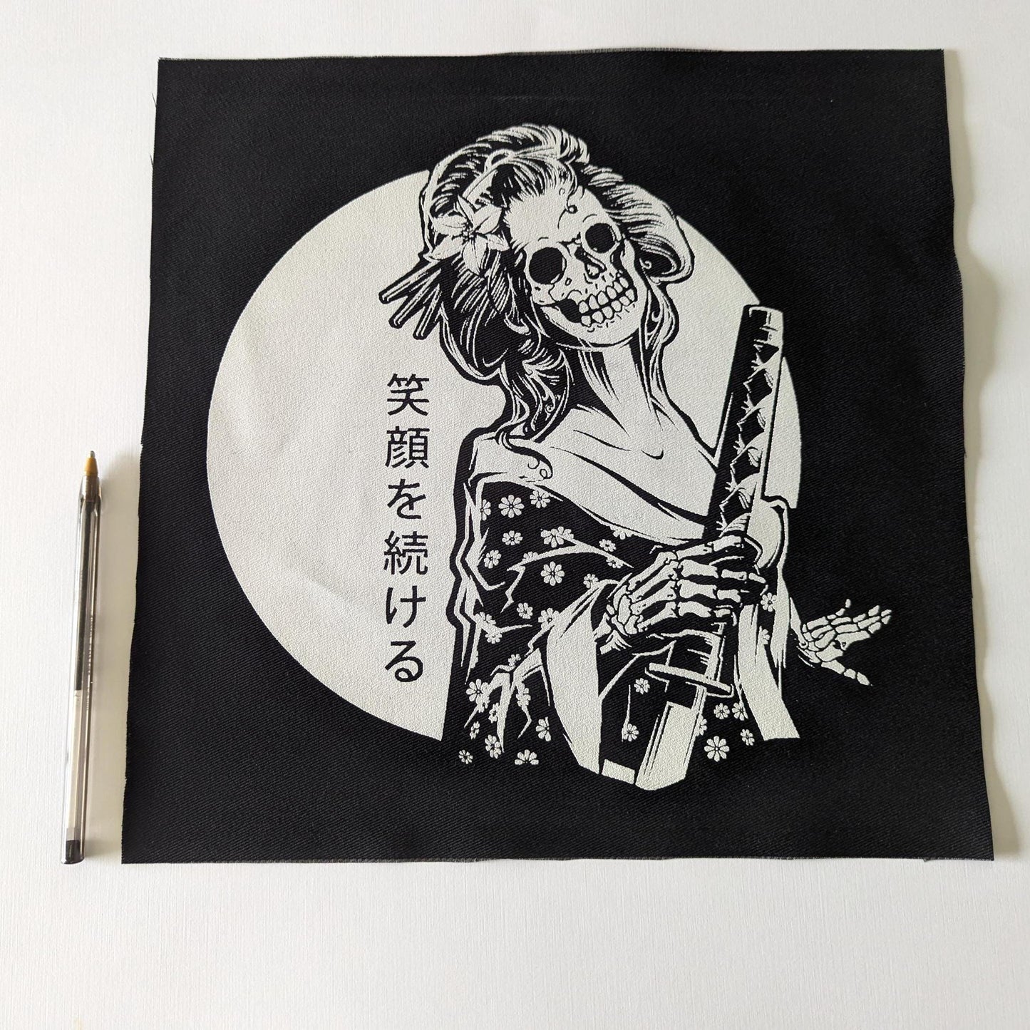 The Geisha patch Back Patches