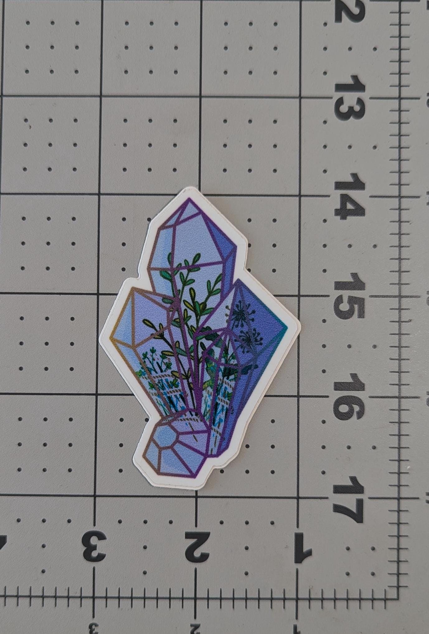 "Flower crystal" Sticker