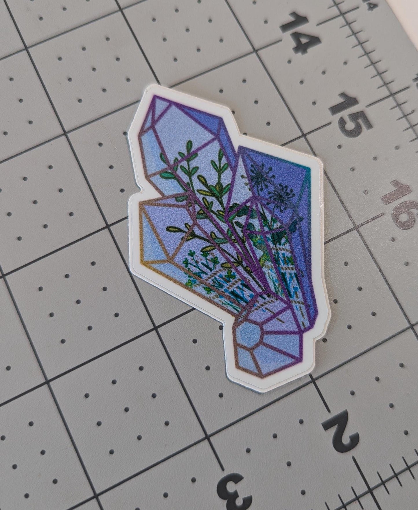 "Flower crystal" Sticker