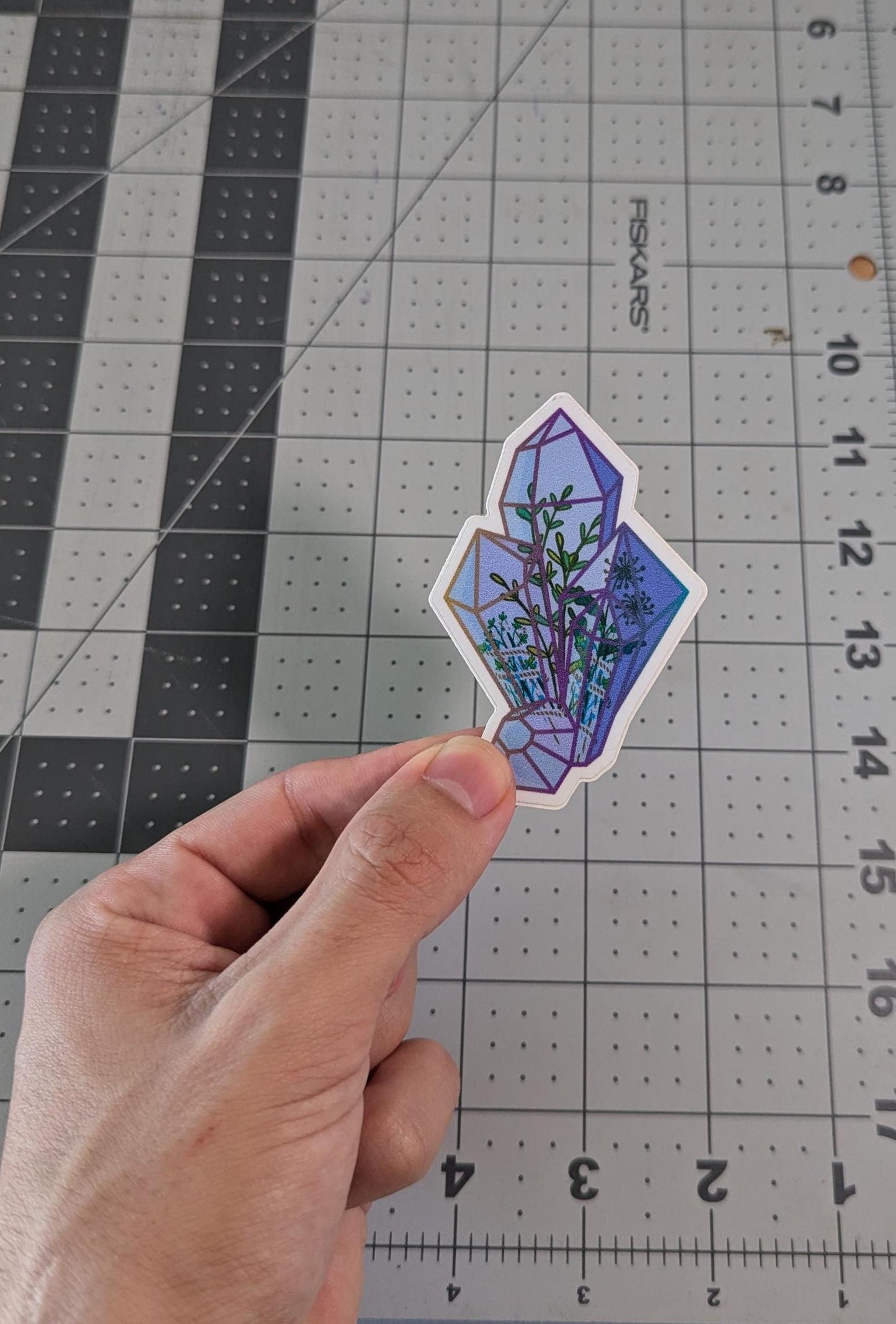 "Flower crystal" Sticker