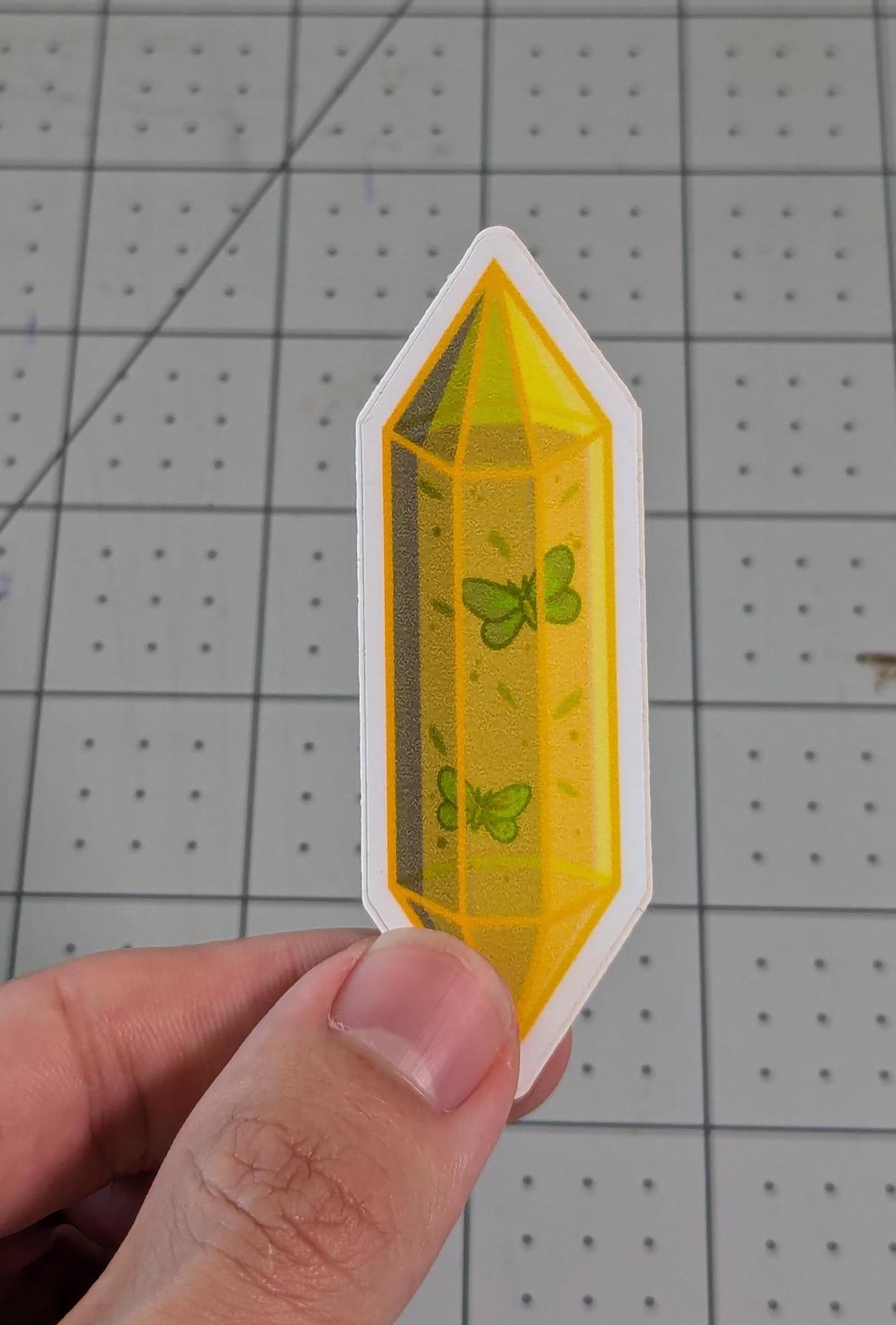 "Butterfly Crystal" Sticker