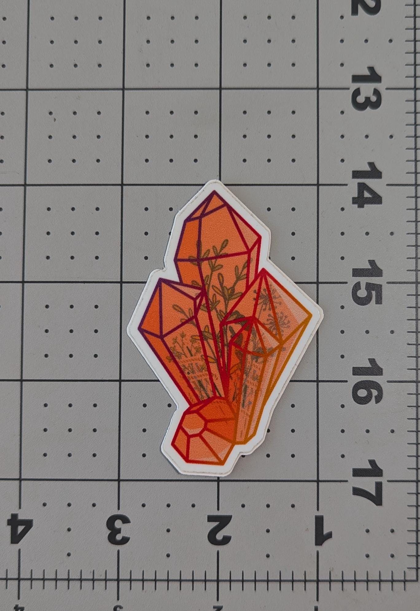 "Orange Flower Crystal"