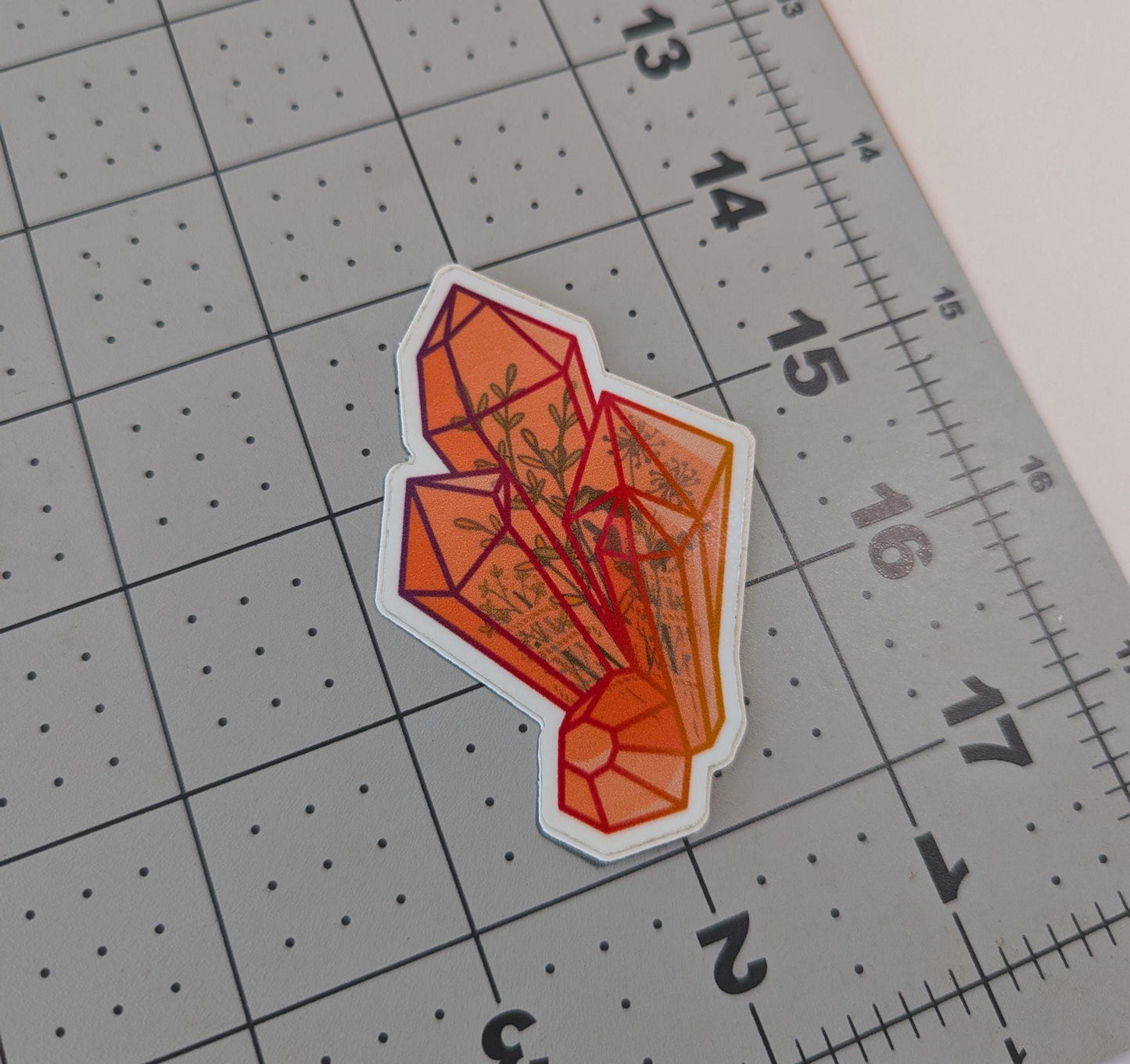 "Orange Flower Crystal"
