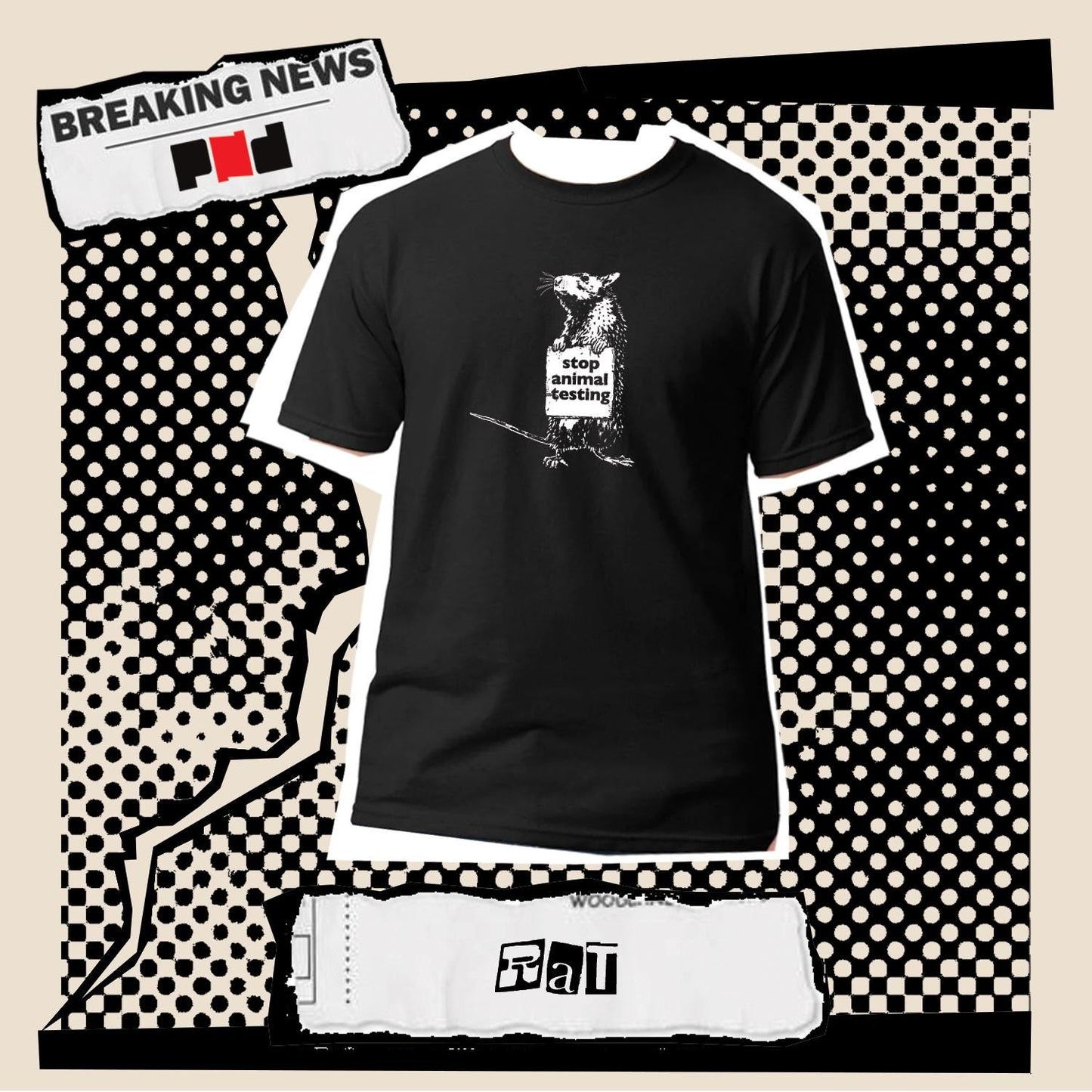 "Rat Animal Rights" T-Shirt