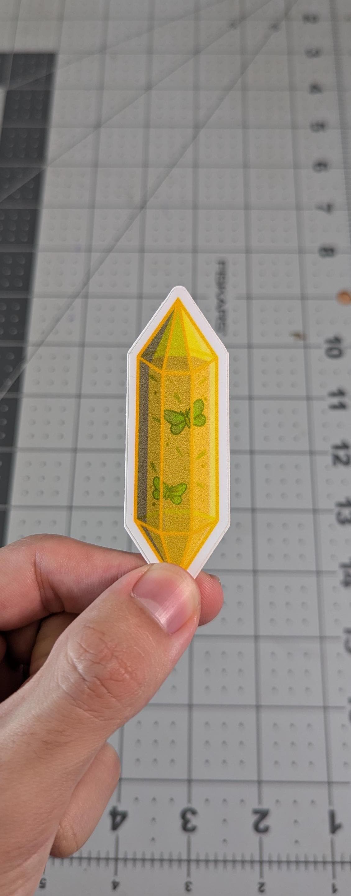 "Butterfly Crystal" Sticker