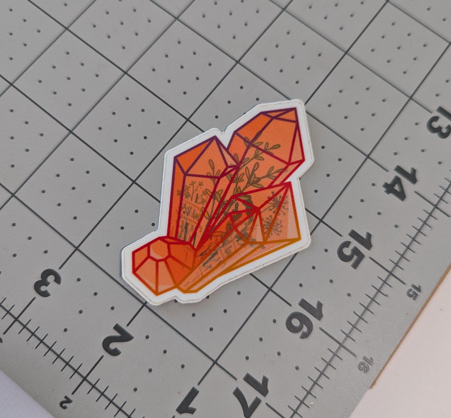"Orange Flower Crystal"
