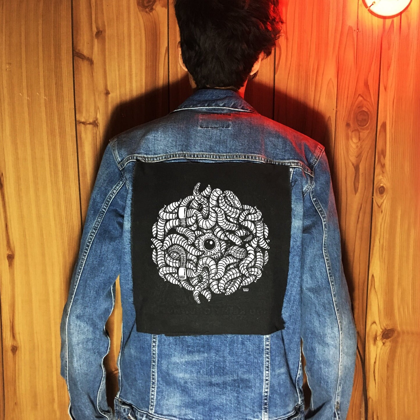 "WORMS" Back Patch