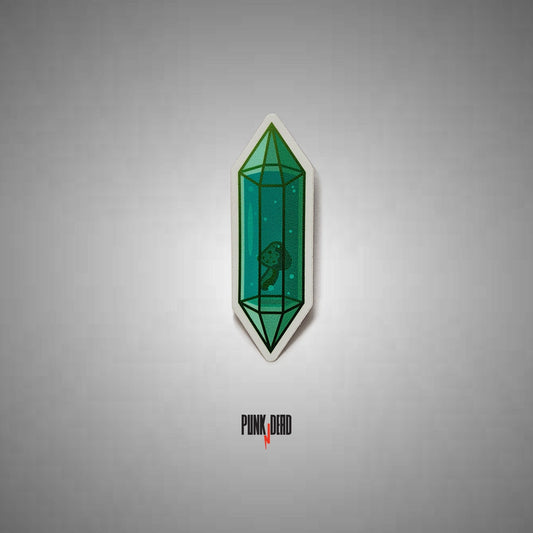 "Green Mushroom Crystal" Sticker