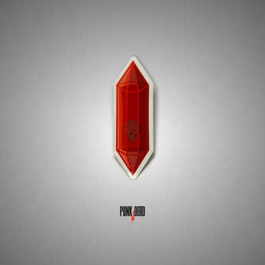 "Skull Red Crystal" Sticker