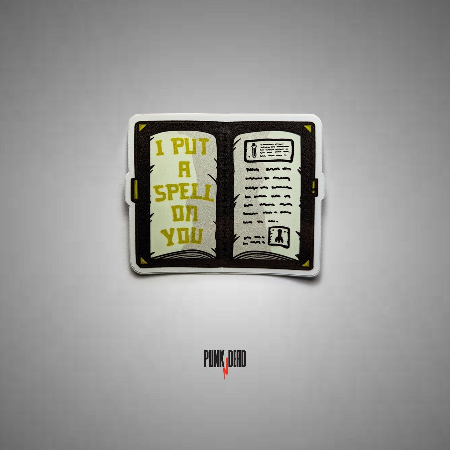 "Grimoire Spell Book" Sticker