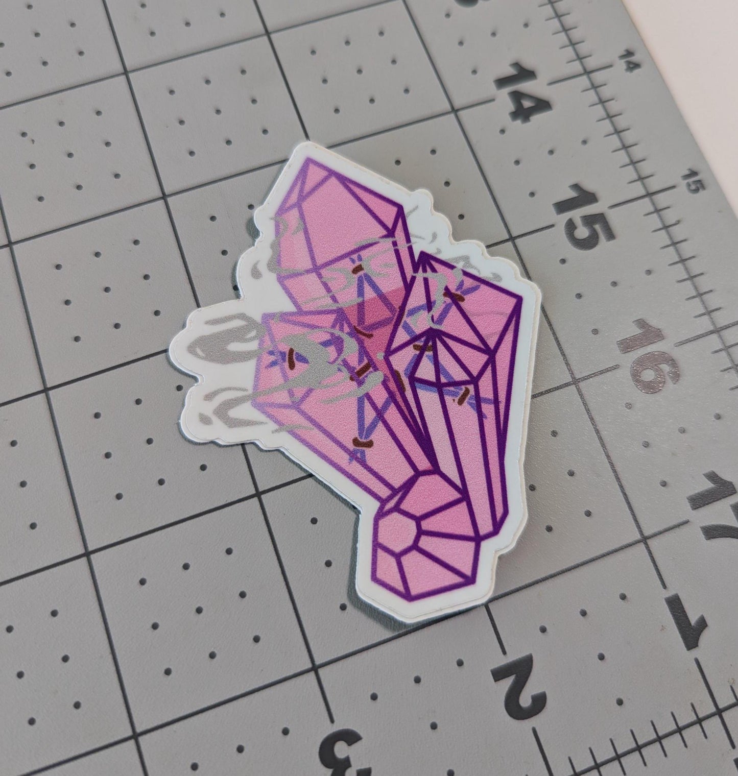 "Witch Wood Figures" Sticker
