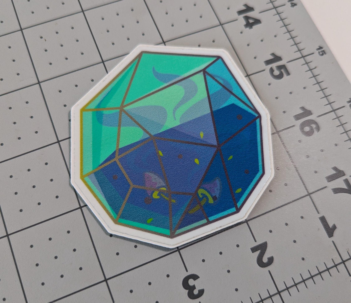 "Crystal Mushroom" Sticker