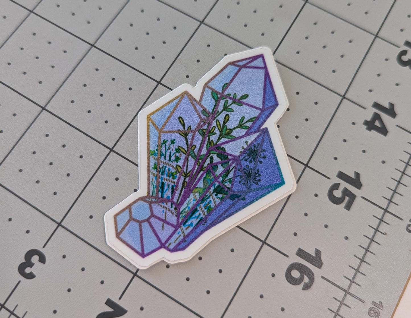 "Flower crystal" Sticker