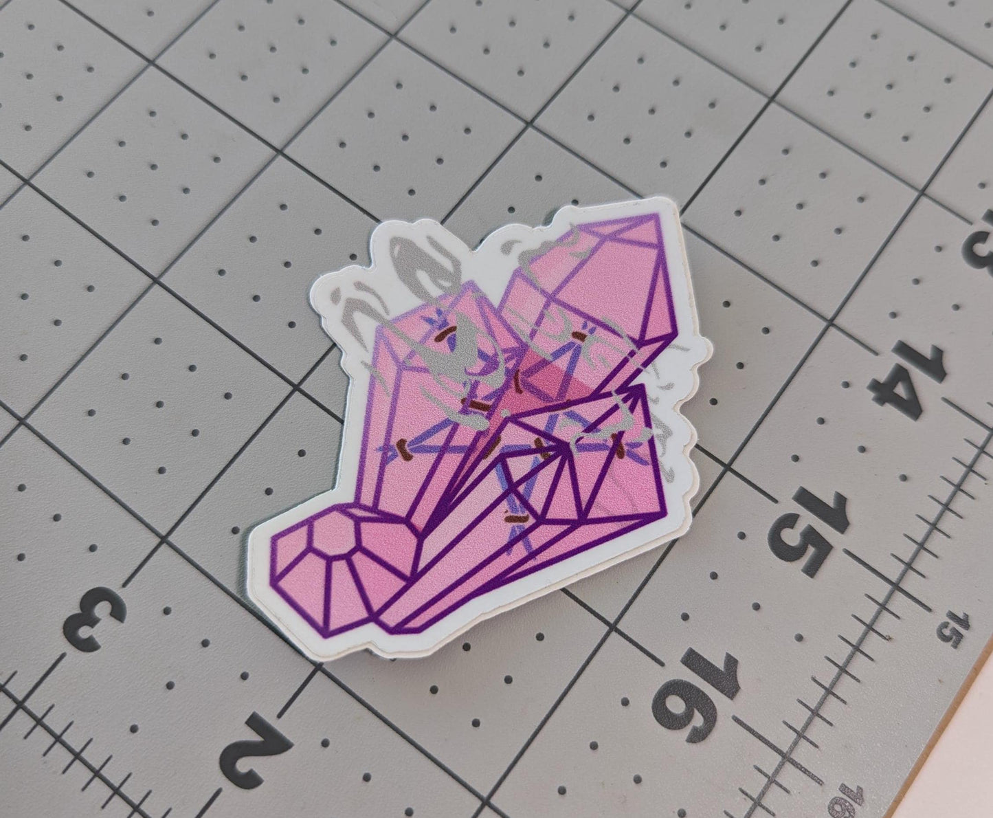 "Witch Wood Figures" Sticker