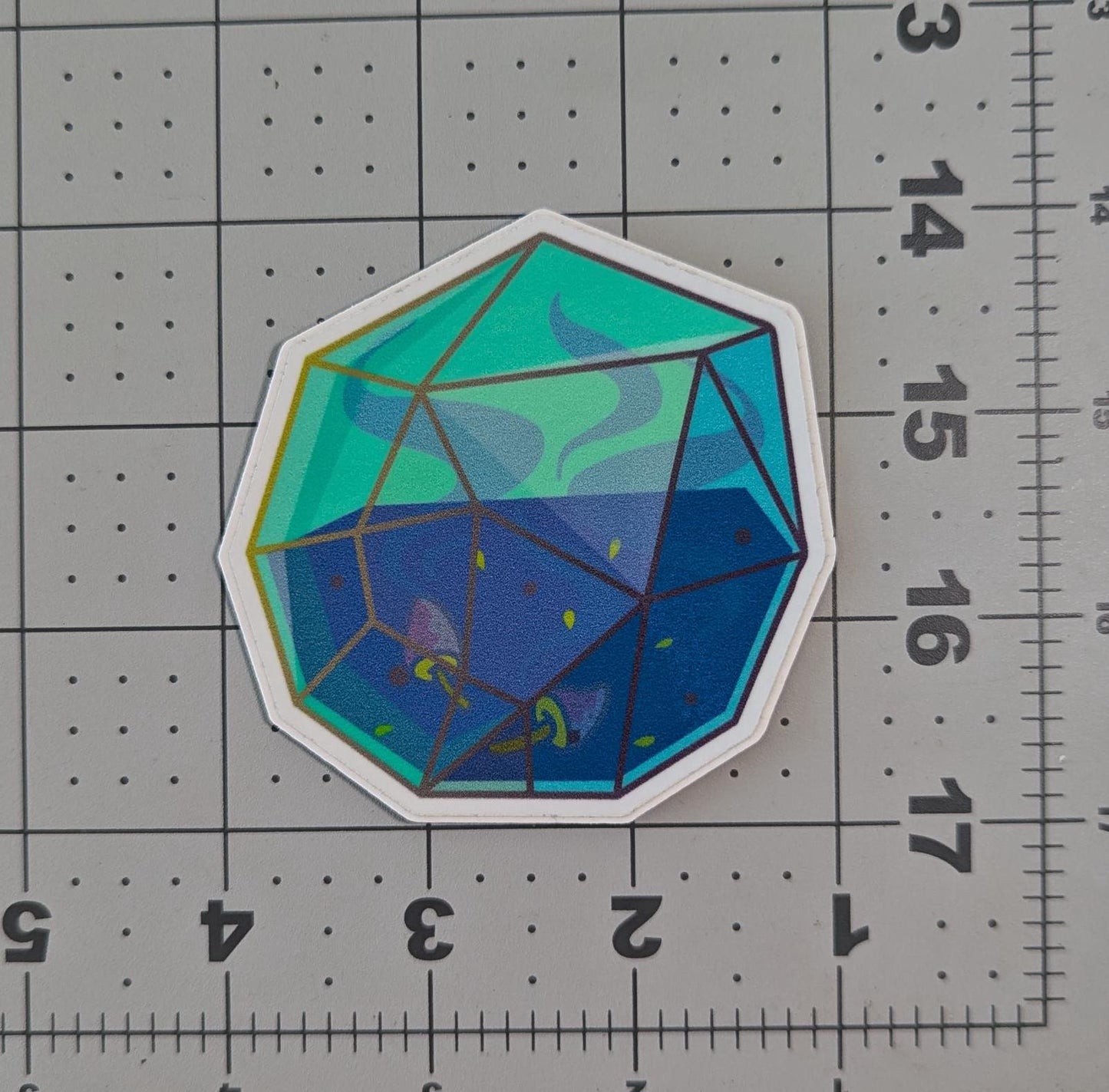 "Crystal Mushroom" Sticker
