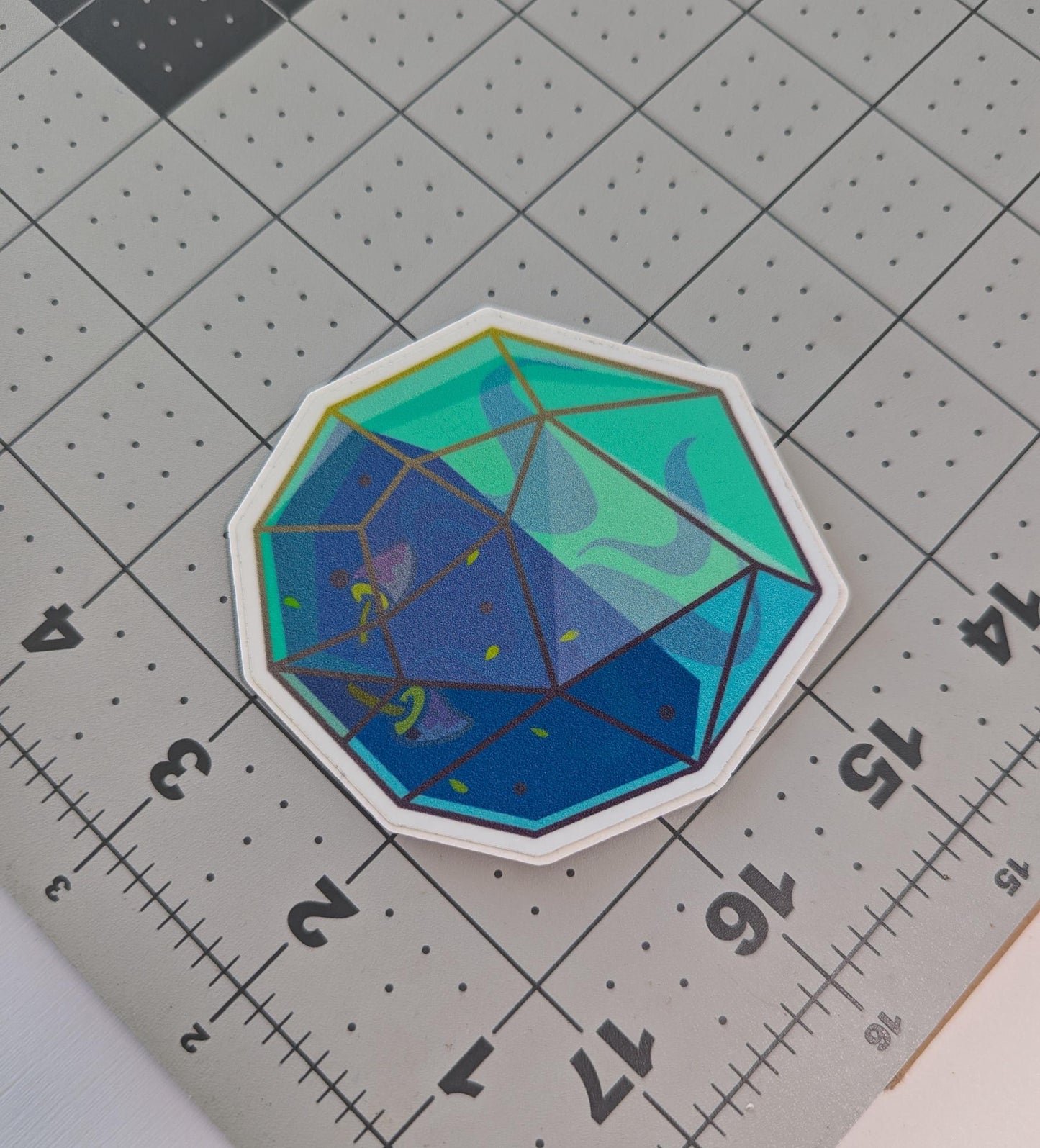 "Crystal Mushroom" Sticker